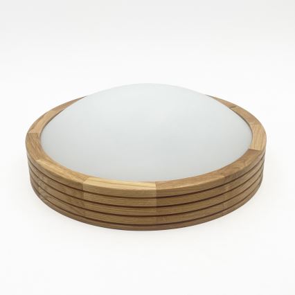 Brilagi - LED laelamp CARVALHO MODERN SLIM 1xE27/60W/230V läbimõõt 27,5 cm tamm