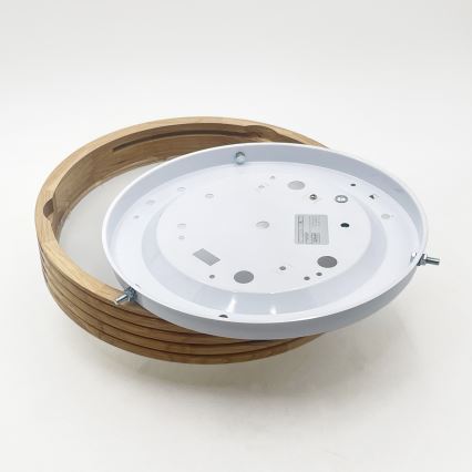 Brilagi - LED laelamp CARVALHO MODERN SLIM 1xE27/60W/230V läbimõõt 27,5 cm tamm