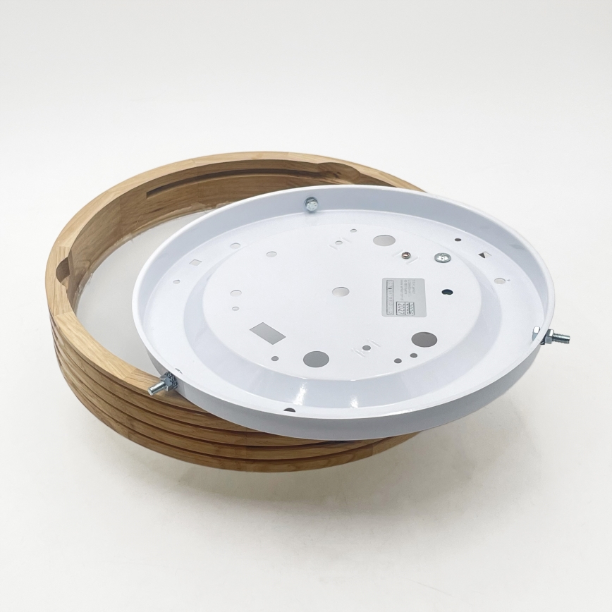 Brilagi - LED laelamp CARVALHO MODERN SLIM 1xE27/60W/230V läbimõõt 27,5 cm tamm