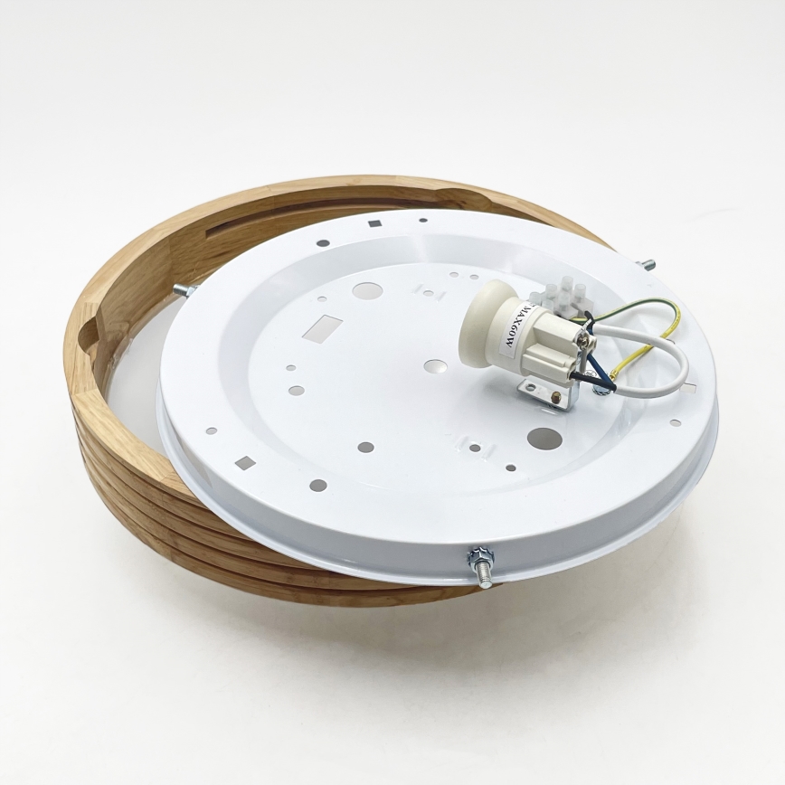 Brilagi - LED laelamp CARVALHO MODERN SLIM 1xE27/60W/230V läbimõõt 27,5 cm tamm