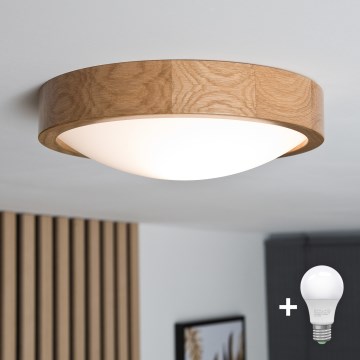 Brilagi - LED laevalgusti CARVALHO SLIM 1xE27/15W/230V tamm Ø 27 cm