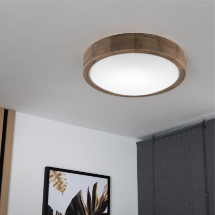 Brilagi - LED Laevalgusti CARVALHO SLIM 1xE27/60W/230V tamm d. 27 cm