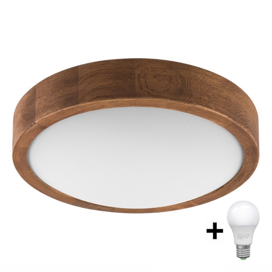 Brilagi - LED Laevalgusti CARVALHO SLIM 1xE27/60W/230V tamm kirss d. 27 cm