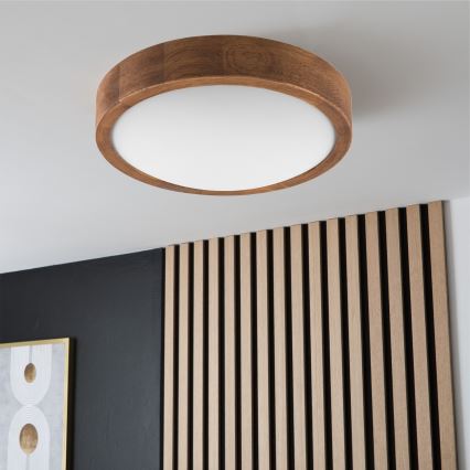 Brilagi - LED Laevalgusti CARVALHO SLIM 1xE27/60W/230V tamm kirss d. 27 cm