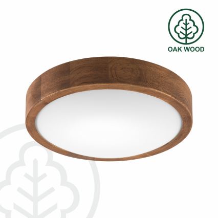 Brilagi - LED Laevalgusti CARVALHO SLIM 1xE27/60W/230V tamm kirss d. 27 cm