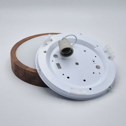 Brilagi - LED Laevalgusti CARVALHO SLIM 1xE27/60W/230V tamm kirss d. 27 cm
