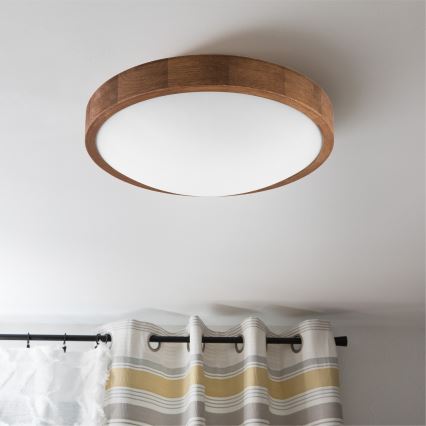 Brilagi - LED Laevalgusti CARVALHO SLIM 2xE27/60W/230V tamm kirss d. 37 cm