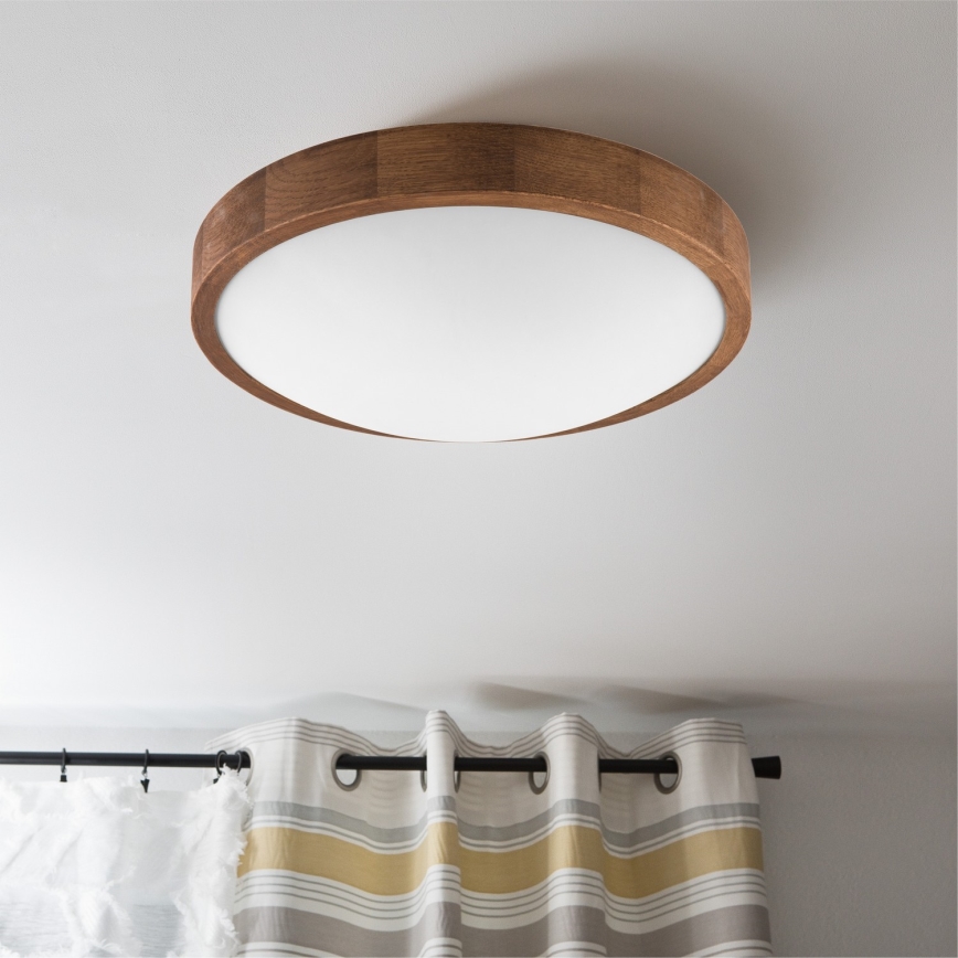 Brilagi - LED Laevalgusti CARVALHO SLIM 2xE27/60W/230V tamm kirss d. 37 cm