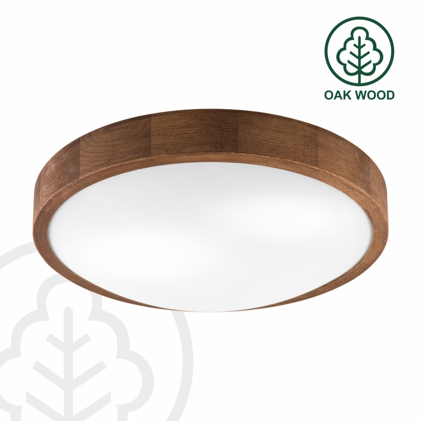 Brilagi - LED Laevalgusti CARVALHO SLIM 2xE27/60W/230V tamm kirss d. 37 cm