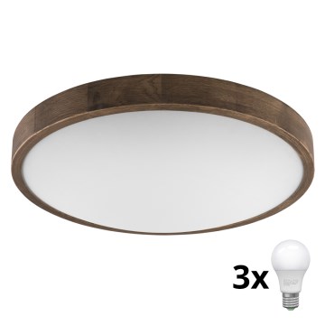 Brilagi - LED Laevalgusti CARVALHO SLIM 3xE27/60W/230V tamm d. 47 cm