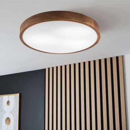 Brilagi - LED Laevalgusti CARVALHO SLIM 3xE27/60W/230V tamm kirss d. 47 cm