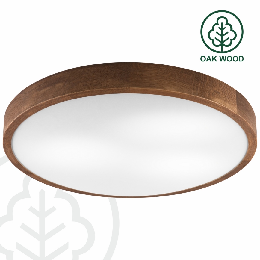 Brilagi - LED Laevalgusti CARVALHO SLIM 3xE27/60W/230V tamm kirss d. 47 cm