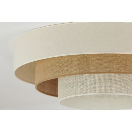 Brilagi - LED Laevalgusti DENVER LUNETA LED/12W/230V d. 60 cm 3000K/4000K/6400K beež/kreemikas