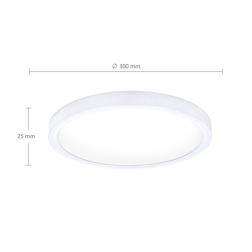 Brilagi - LED Laevalgusti ESTELA LED/18W/230V valge
