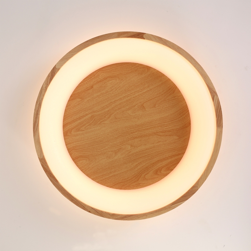 Brilagi - LED laelamp FALCON WOOD LED/40W/230V 3000/4000/6000K Ø 60 cm, puidust