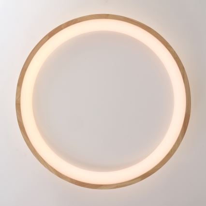 Brilagi - LED laelamp FALCON WOOD LED/60W/230V 3000/4000/6000K läbimõõt 80 cm puidust