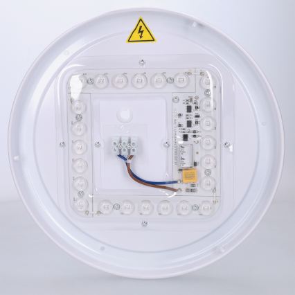Brilagi - LED laelamp FLOCO LED/24W/230V Ø 30 cm puiduimitatsioon/valge