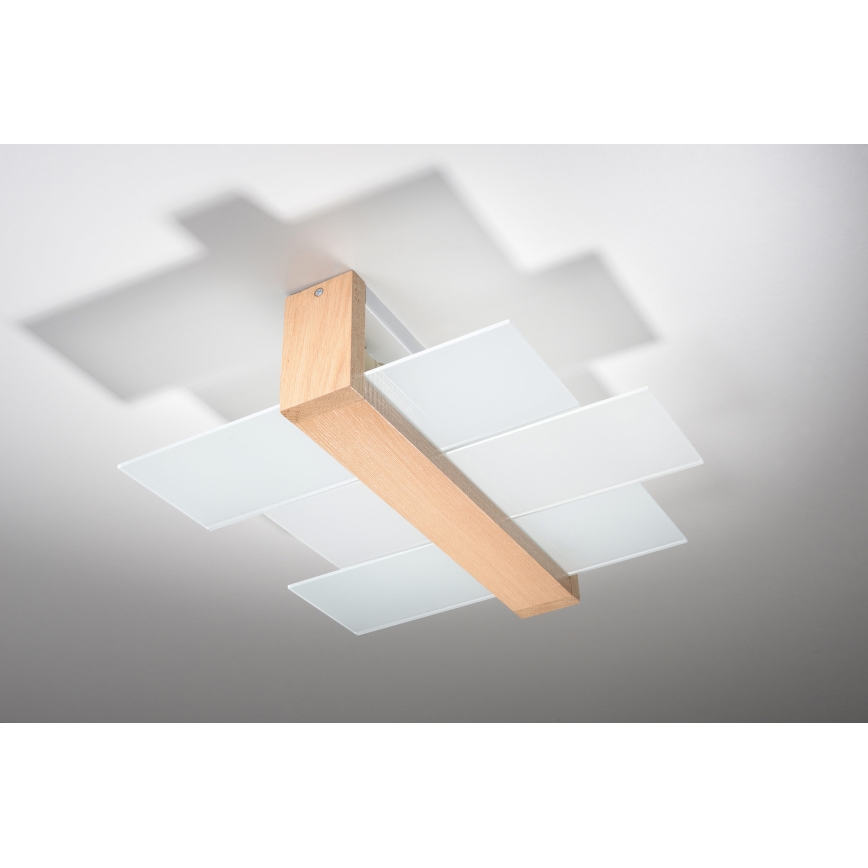 Brilagi -  LED Laevalgusti HERA 2xE27/7,5W/230V puit