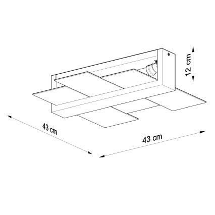 Brilagi -  LED Laevalgusti HERA 2xE27/7,5W/230V puit