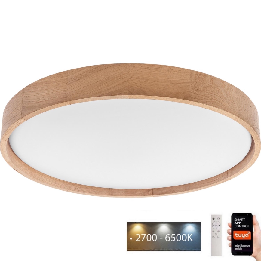 Brilagi - LED Laevalgusti MANAROLA SMART LED/36W/230V 2700-6500K tamm d. 51 cm Wi-Fi + kaugjuhtimispult Tuya