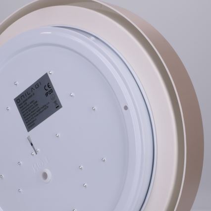 Brilagi - LED laevalgusti MATTEO LED/24W/230V läbimõõt 31 cm tuhkjaspruun