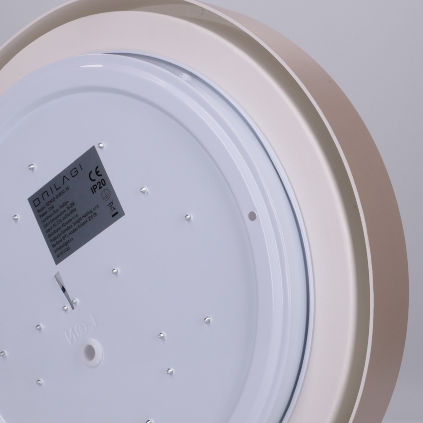 Brilagi - LED laevalgusti MATTEO LED/24W/230V läbimõõt 31 cm tuhkjaspruun