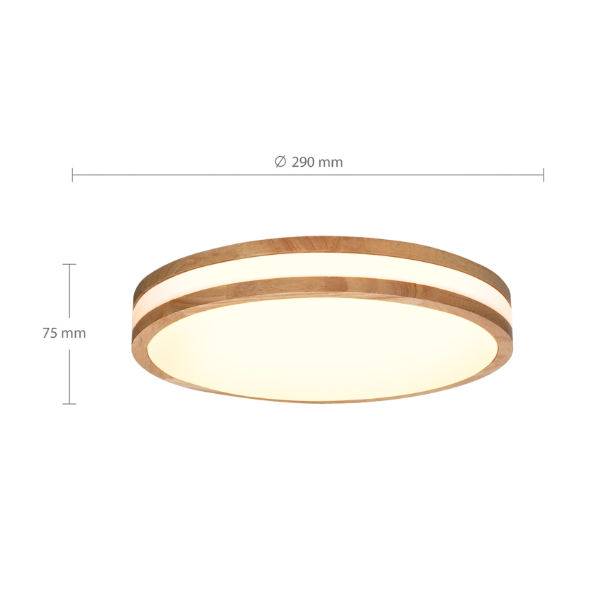 Brilagi - LED Laevalgusti MOLINA LED/24W/230V tamm