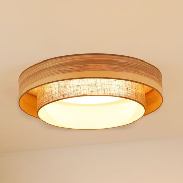 Brilagi - LED Laevalgusti MONTANA BOHO LED/26W/230V d. 60 cm pruun