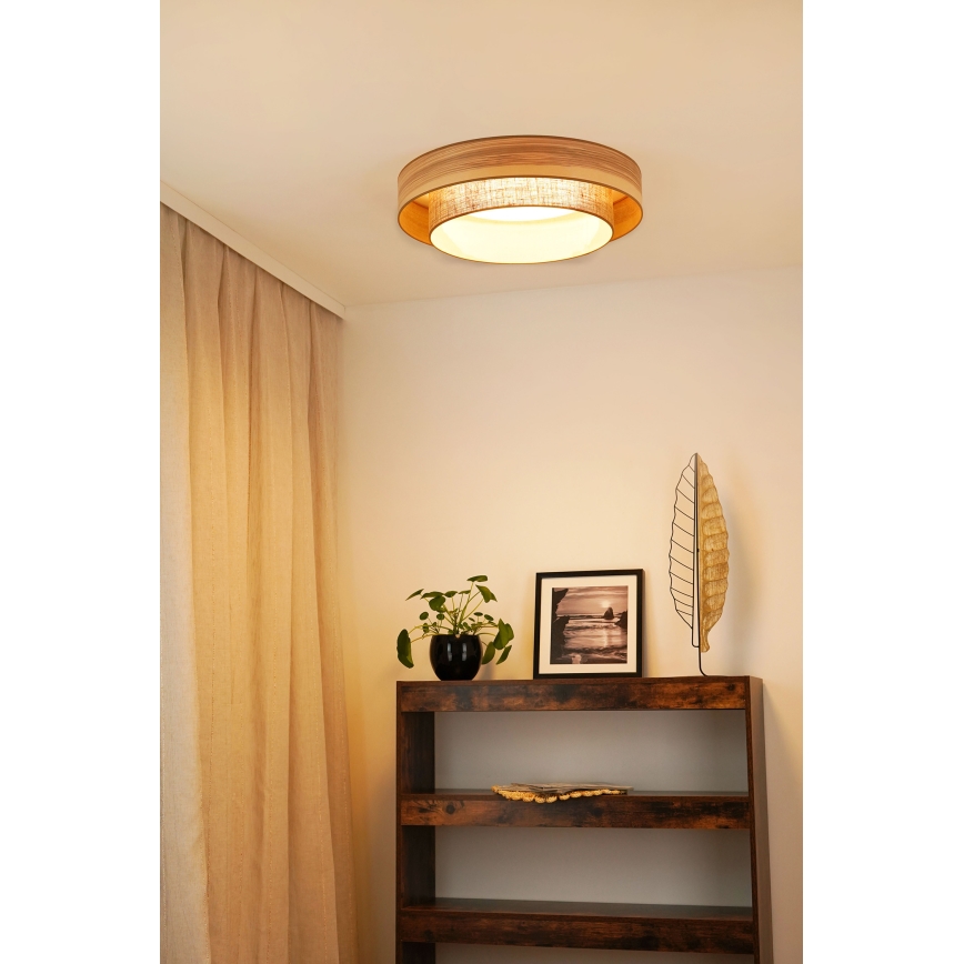 Brilagi - LED Laevalgusti MONTANA BOHO LED/26W/230V d. 60 cm pruun