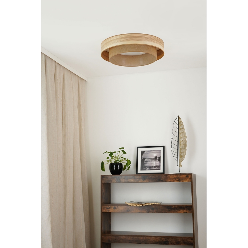 Brilagi - LED Laevalgusti MONTANA BOHO LED/26W/230V d. 60 cm pruun