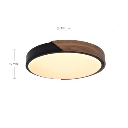 Brilagi - LED Laevalgusti PILANA LED/24W/230V tamm d. 30 cm