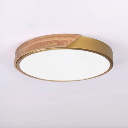 BRILAGI - LED laevalgusti PILANA LED/24W/230V tamm/kuldne läbimõõt 30 cm