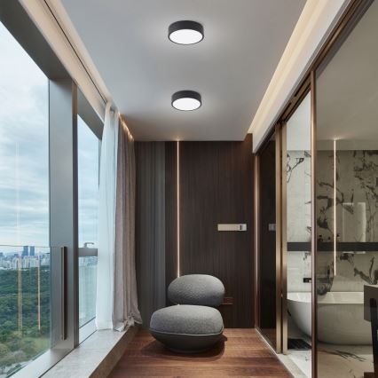 Brilagi - LED laevalgusti POOL, 18 W, 230 V, 3000/4000/6000 K, läbimõõt 20 cm, must
