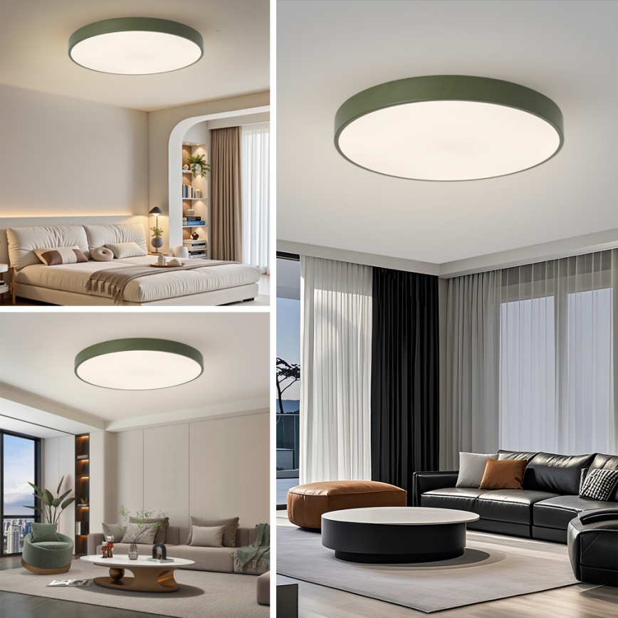 Brilagi - LED laelamp POOL LED/100W/230V 3000/4000/6000K läbimõõt 80 cm roheline