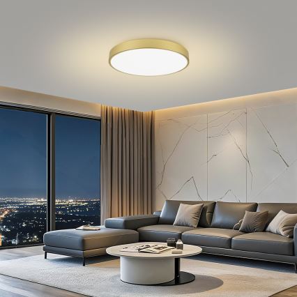 Brilagi - LED laevalgusti POOL LED/100W/230V 3000/4000/6000K läbimõõt 80 cm kuldne