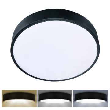 Brilagi - LED laevalgusti POOL LED/36W/230V 3000/4000/6000K Ø 30 cm must