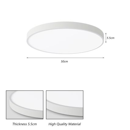 Brilagi - LED laevalgusti POOL LED/60W/230V 3000/4000/6000K 50 cm valge