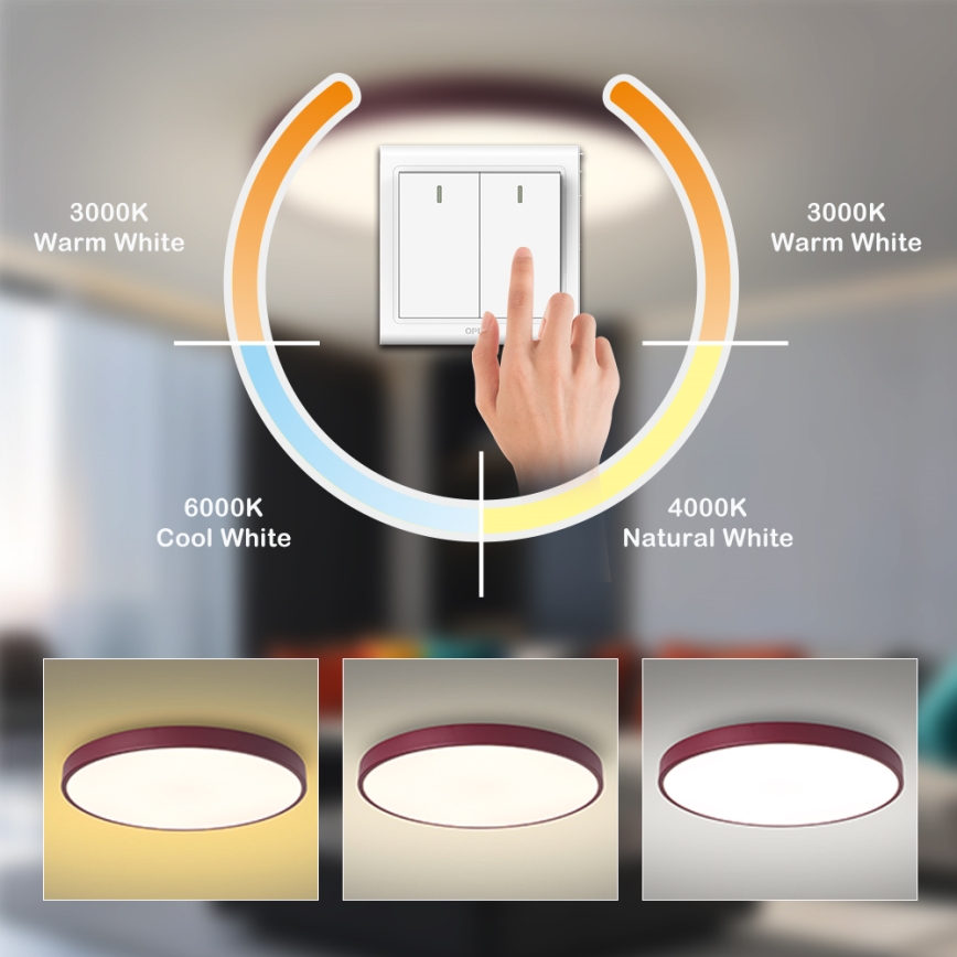 Brilagi - POOL LED laelamp/60W/230V 3000/4000/6000K läbimõõt 60 cm bordoo