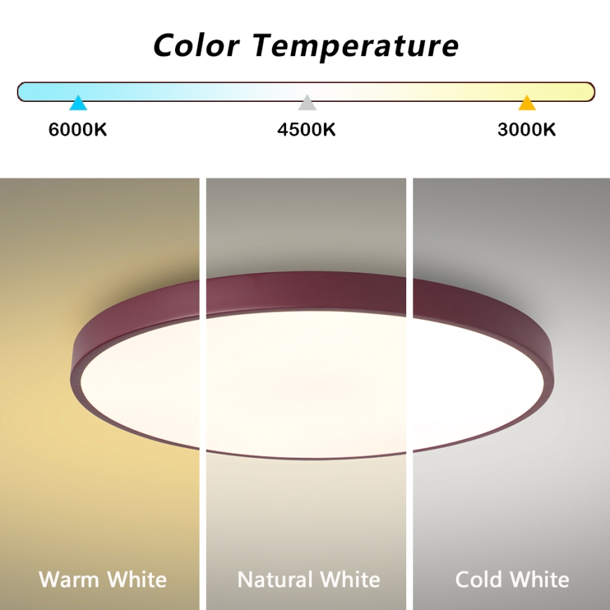Brilagi - POOL LED laelamp/60W/230V 3000/4000/6000K läbimõõt 60 cm bordoo