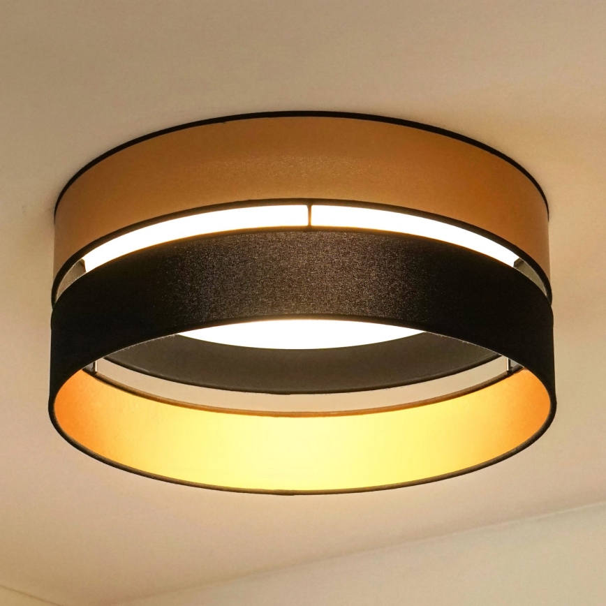 Brilagi - LED Laevalgusti ROYAL LED/24W/230V d. 45 cm must/kuldne