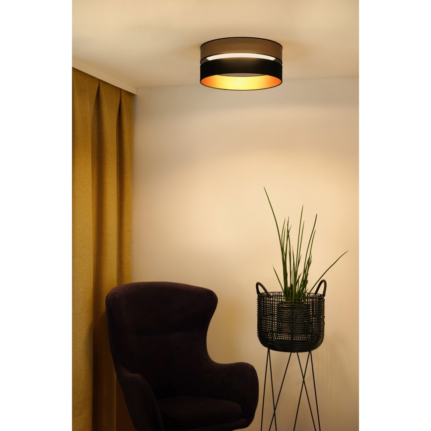 Brilagi - LED Laevalgusti ROYAL LED/24W/230V d. 45 cm must/kuldne
