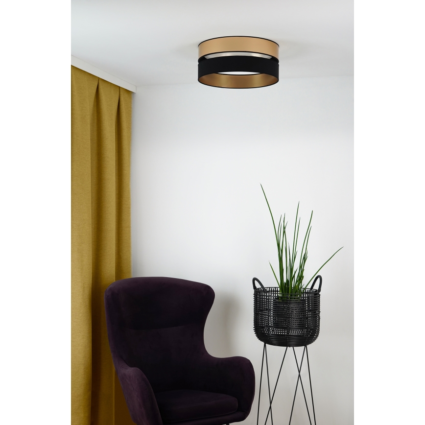 Brilagi - LED Laevalgusti ROYAL LED/24W/230V d. 45 cm must/kuldne