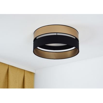 Brilagi - LED Laevalgusti ROYAL LED/24W/230V d. 45 cm must/kuldne