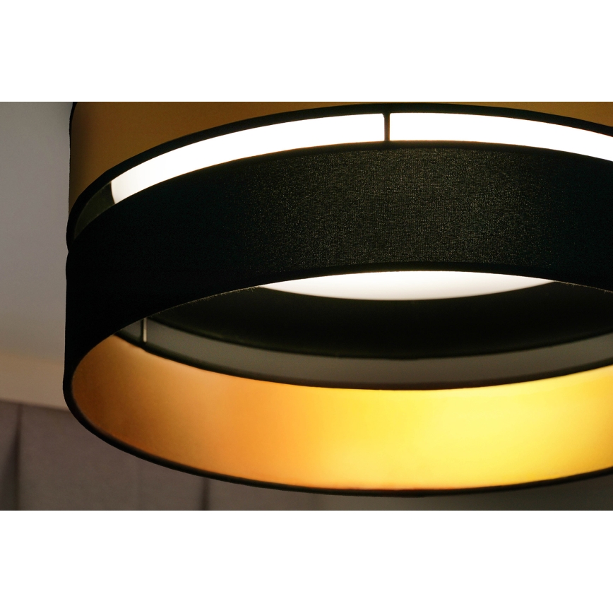 Brilagi - LED Laevalgusti ROYAL LED/24W/230V d. 45 cm must/kuldne