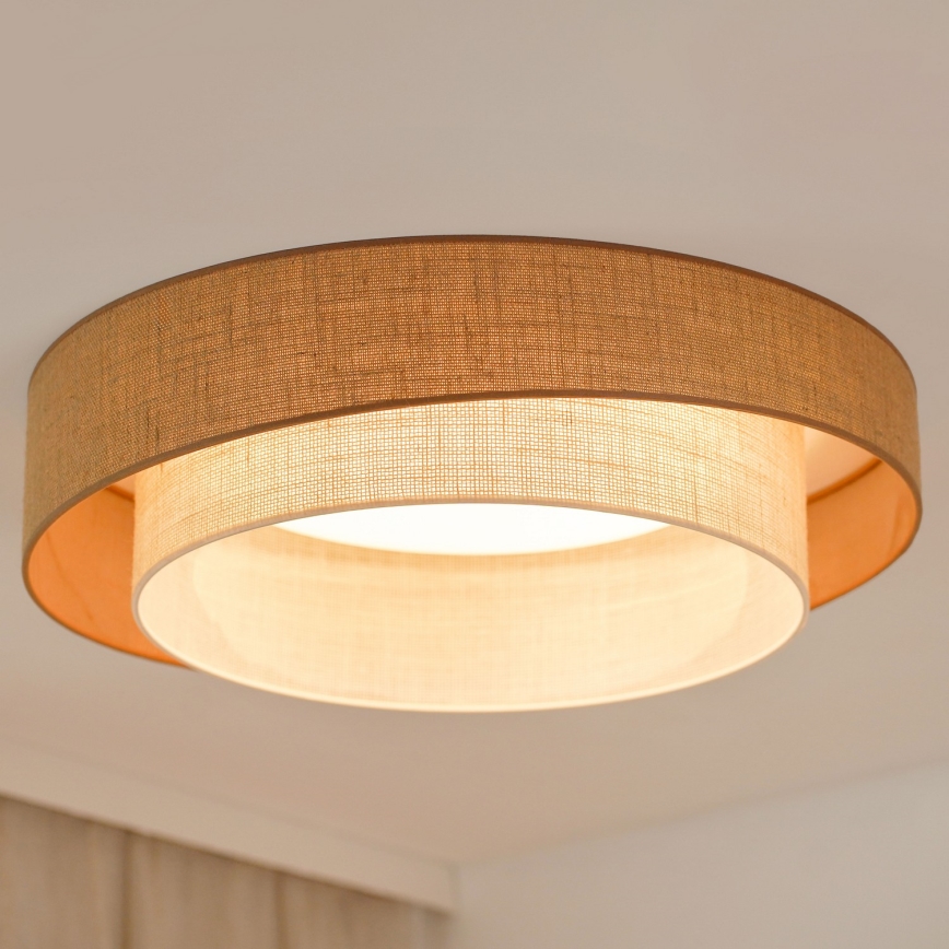 Brilagi - LED Laevalgusti SHINE LED/24W/230V d. 60 cm beež/kreemikas