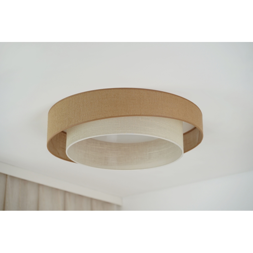 Brilagi - LED Laevalgusti SHINE LED/24W/230V d. 60 cm beež/kreemikas