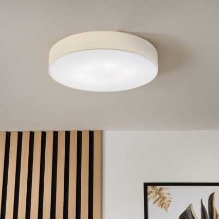 BRILAGI - LED laevalgusti SIRIJA 6xE27/15W/230V läbimõõt 80 cm kreemjas