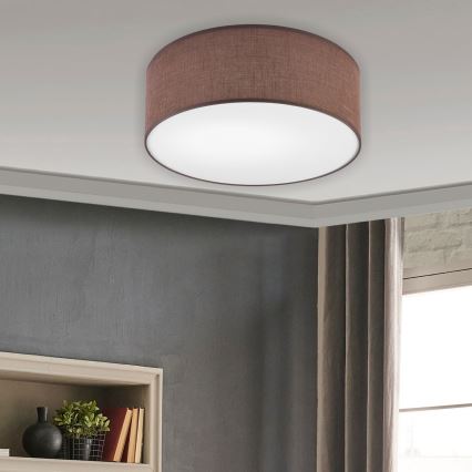 Brilagi - LED Laevalgusti SIRIJA LED/12W/230V d. 35 cm pruun