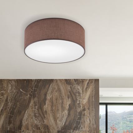 Brilagi - LED Laevalgusti SIRIJA LED/12W/230V d. 35 cm pruun