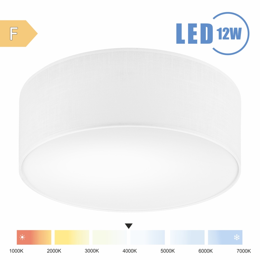 Brilagi - LED Laevalgusti SIRIJA LED/12W/230V d. 35 cm valge